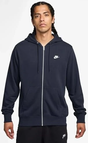 Nike Club French-Terry Hoodie blau (Herren)