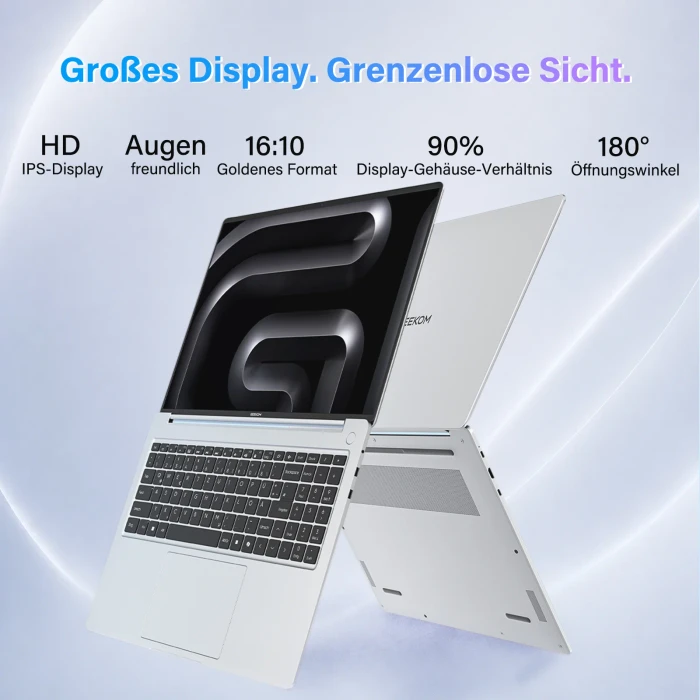 Geekom GeekBook M16, grau, Core Ultra 9 185H, 16GB RAM, 512GB SSD, DE