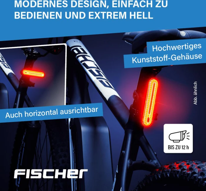 Fischer Akku-USB-LED 80 Lux Beleuchtungsset