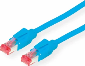 Draka UC400 S27 HP-FTP TM21 LSOH Patchkabel, Cat6, U/FTP, RJ-45/RJ-45, 0.5m, blau