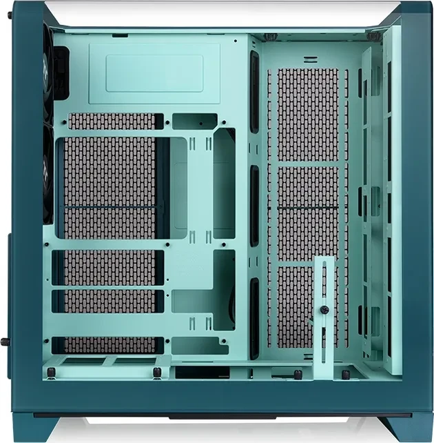Thermaltake View 390 Air Transformative Teal, grün, Glasfenster