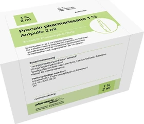 medphano Procain pharmarissano 1% Injektionslösung Ampullen, 100ml