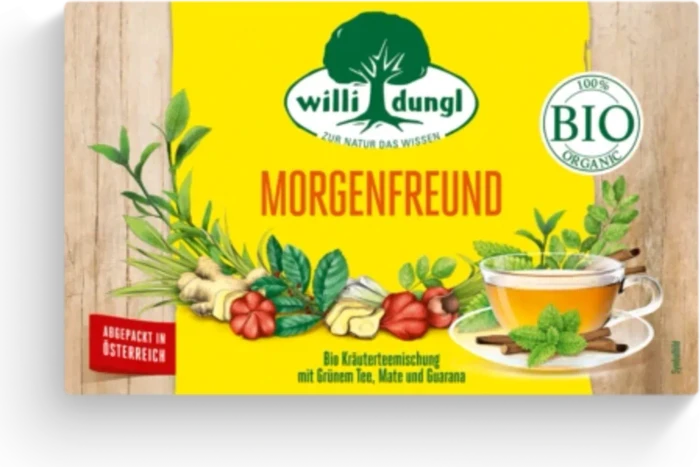 Willi Dungl Morgenfreund Bio Tee Beutel, 20 Stück