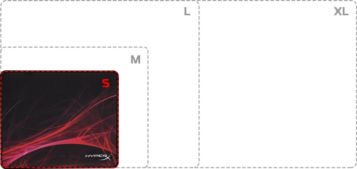 HP HyperX Fury S Pro Mousepad Small, Speed Edition