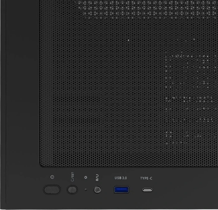 Zalman P30 Air Black, schwarz, Glasfenster