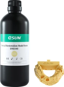 eSUN DM100 Dental Restoration Model Resin Orange Yellow, 1.00kg