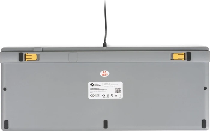 BakkerElkhuizen UltraBoard 960 V2 Standard Compact, weiß/grau, USB, UK