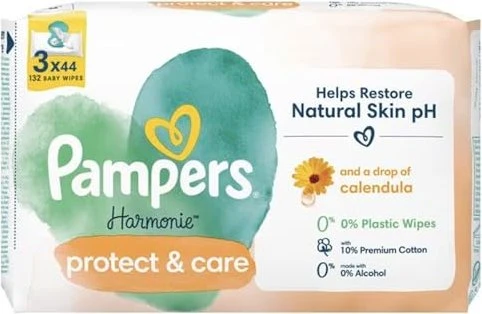 Pampers Harmonie protect & care Feuchttücher