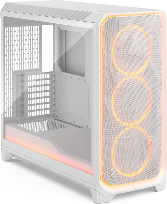 Fractal Design Meshify 3 XL Ambience Pro RGB White TG Clear Tint, weiß, Glasfenster