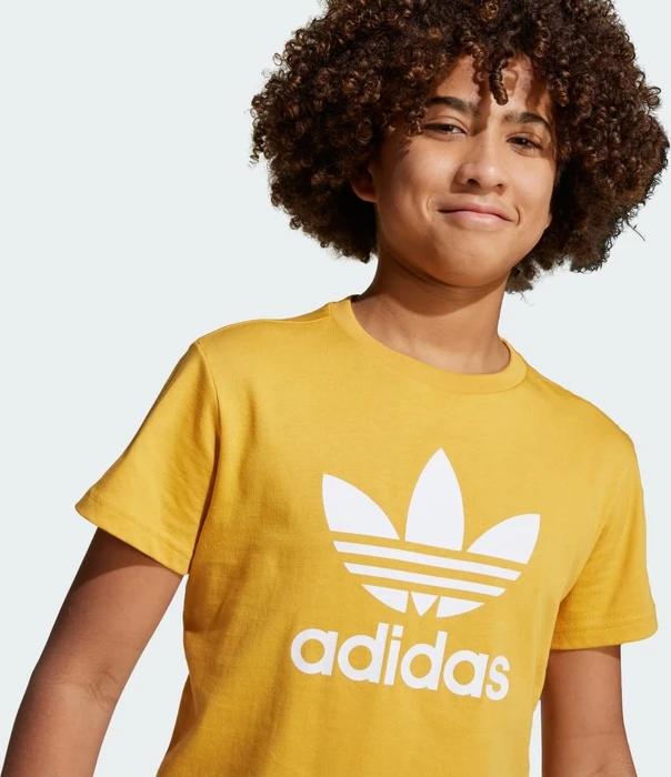 adidas Trefoil T-Shirt kurzarm preloved yellow (Junior)