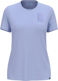Odlo Ascent Merino 160 Tree Funktionsshirt kurzarm blue heron (Damen)