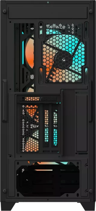 GIGABYTE C301 Glass Black, schwarz, Glasfenster