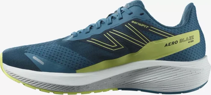 Salomon Aero Blaze Wide blue ashes/sunny lime/dark sapphire (Herren)