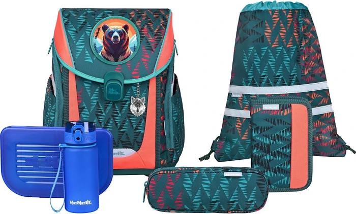 McNeill Primo Bear Schultaschen-Set, 9-tlg.