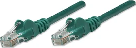 Intellinet Patchkabel, Cat5e, U/UTP, RJ-45/RJ-45, 0.5m, grün