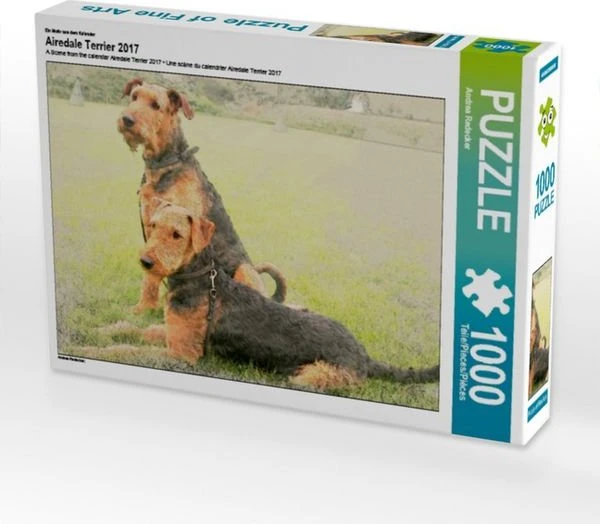 Calvendo Ein Motiv aus dem Kalender Airedale Terrier 2017