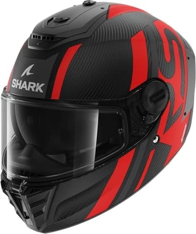 Shark Spartan RS Carbon schwarz/rot