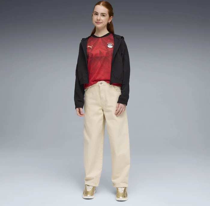 Puma FIFA WM 2026 Ägypten Heimtrikot kurzarm puma red/intense red (Junior)