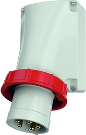 Mennekes CEE Wandgerätestecker 125A 5p 400V 6h IP67