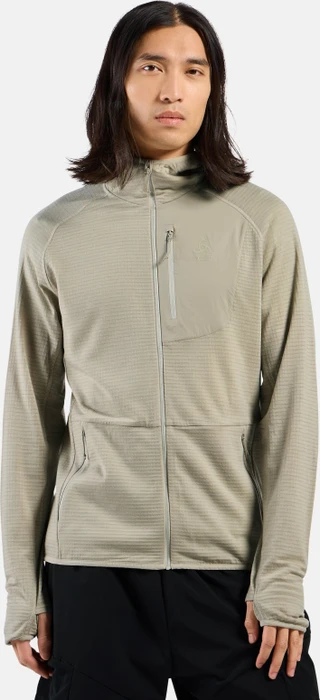 Odlo Ascent Mid Layer Hooded Funktionsjacke agate gray (Herren)