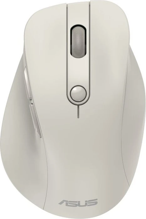 ASUS MD105 Wireless Mouse Milky White, USB/Bluetooth