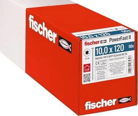 fischer PowerFast FPF II WTP T40 10x120 BC 50 Holzbauschraube, 10x120mm, 50 Stück