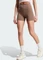 adidas Lounge Ribbed High-Waist Hose kurz earth strata (Damen) Vorschaubild