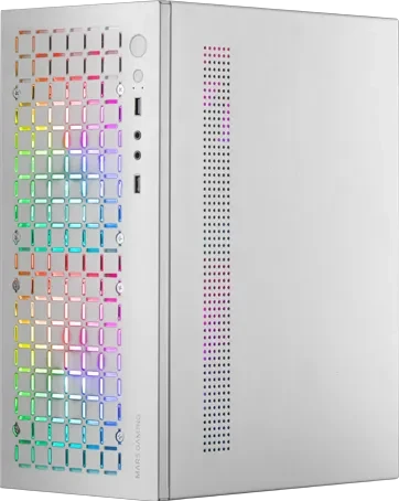 Mars Gaming MC-CORE White, Glasfenster