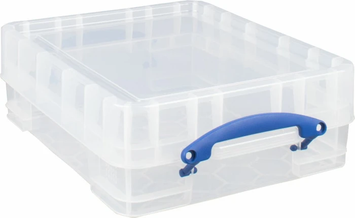 Aufbewahrungsbox XL, 11l, transparent, 6er-Pack