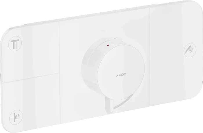 Hansgrohe AXOR One Thermostat mit 3 Ventilen mattweiß