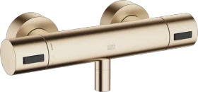 Dornbracht Brause-Thermostat für Wandmontage champagne gebürstet