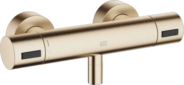 Dornbracht Brause-Thermostat für Wandmontage champagne gebürstet