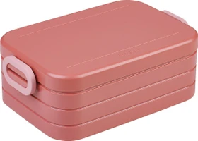 Mepal Lunchbox Take a Break Stapelbox Aufbewahrungsbehälter midi vivid mauve, 3-tlg.
