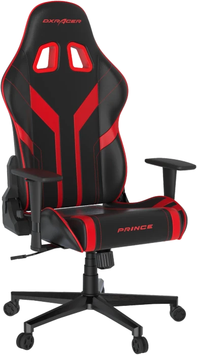 DXRacer Prince Series PM88 Gamingstuhl, schwarz/rot