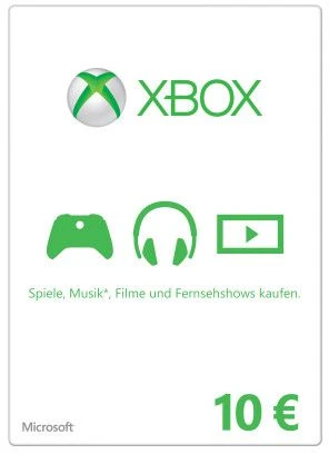 Microsoft Xbox Live Prepaid Card - 10 Euro (Download) (Xbox SX/Xbox One/Xbox 360)
