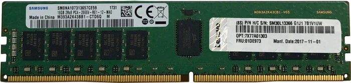Lenovo RDIMM 16GB, DDR4-3200, CL22, X8, reg ECC