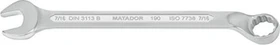 Matador 0190 Ring-Maulschlüssel zöllig, 7/16"x160mm