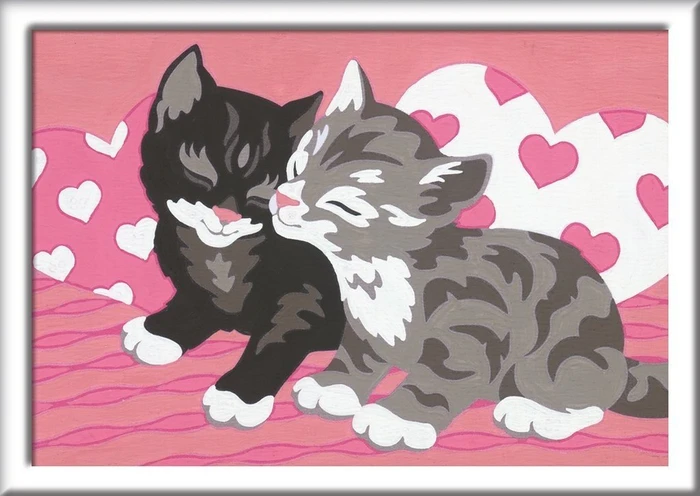 Ravensburger Malen nach Zahlen Kuschelkatzen