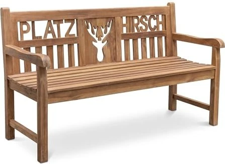 Garden Pleasure Platzhirsch Gartenbank 3-Sitzer braun