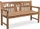 Garden Pleasure Platzhirsch Gartenbank 3-Sitzer braun (940301)