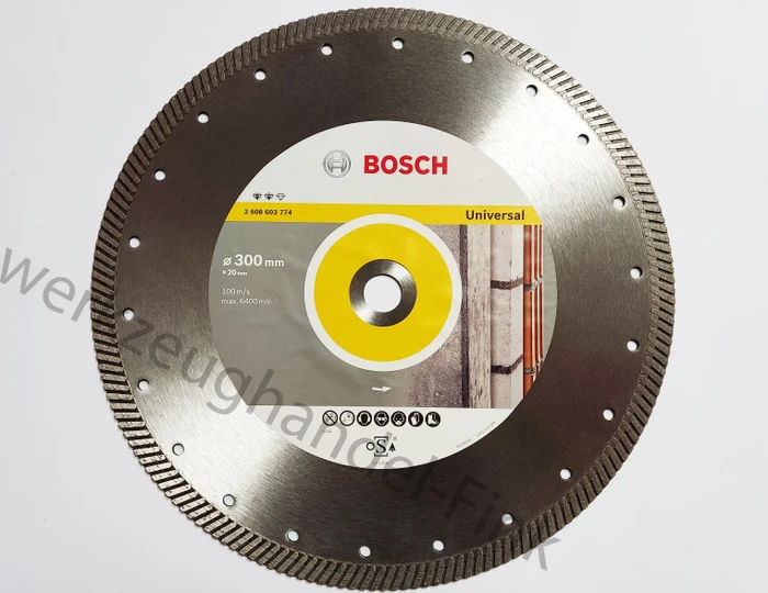 Bosch Professional Expert for Universal Turbo Diamanttrennscheibe, 300x2.2x20mm, 1 Stück
