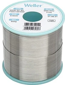 Weller WSW SC M1 Lötzinn 0.5mm, 500g