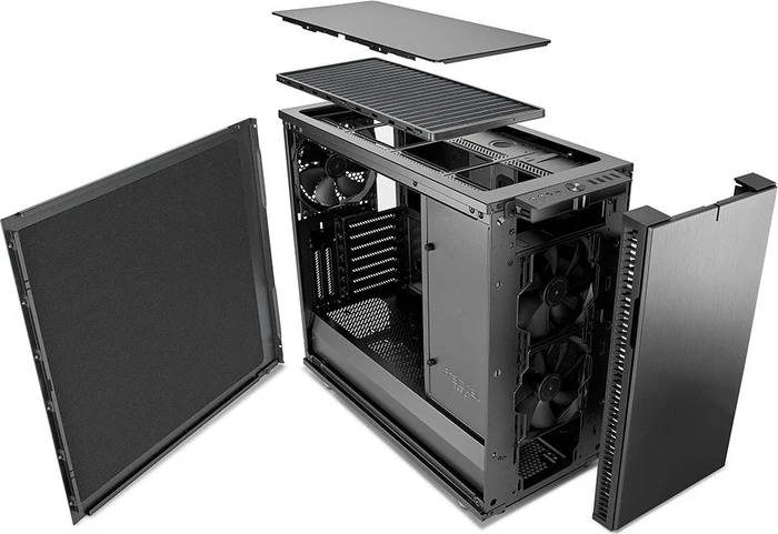 Fractal Design Define R6 USB-C Gunmetal, schallgedämmt