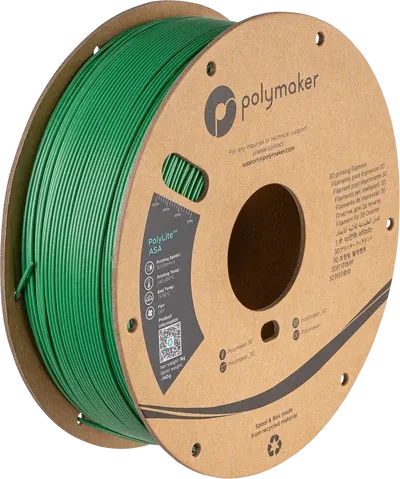 Polymaker PolyLite ASA, Galaxy Green, Spule, 1.75mm, 1.00kg