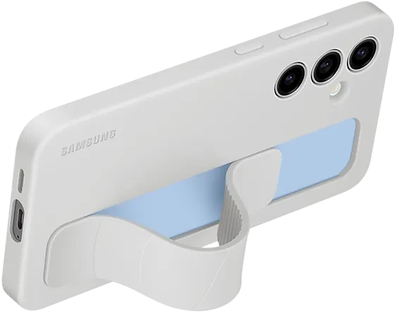 Samsung Standing Grip Case für Galaxy S24 FE grau