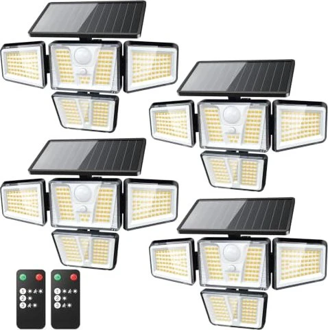 TuyLuxe Solar Wandleuchte (verschiedene Stückzahl)