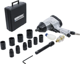 BGS technic DIY Druckluft-Schlagschrauber inkl. Koffer + Zubehör