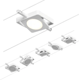 Paulmann CorDuo MacLED Basisset Seilsystem Spot 4.5W weiß, 5 Stück