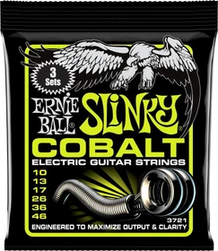 Ernie Ball Cobalt Regular Slinky 3-Pack