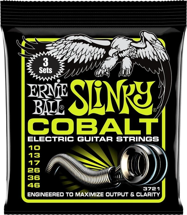 Ernie Ball Cobalt Regular Slinky 3-Pack